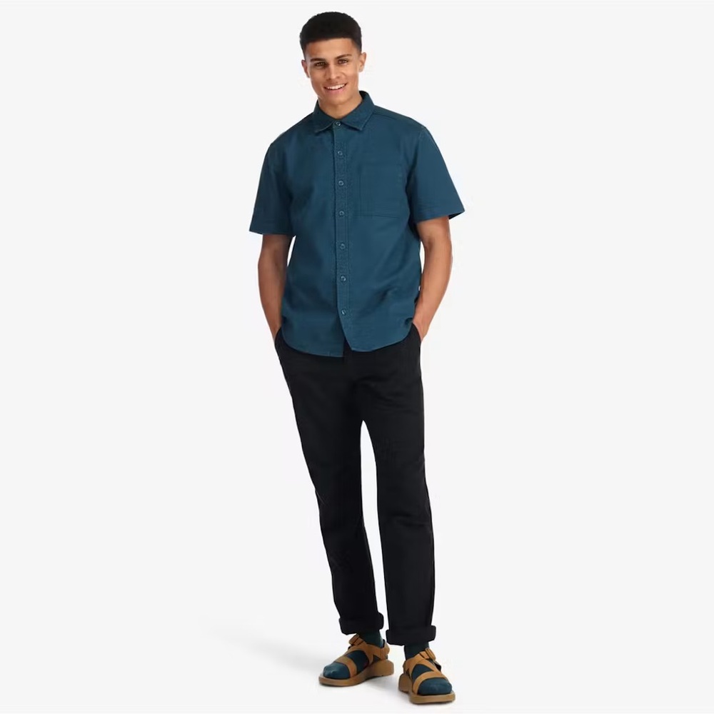 Topo Designs‎ Men’s Dirt Shirt Dark Teal Size L